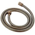 thumbnail image 1 of For Antique Brass Wall Mounted Bathroom Tub Faucet Dual Ceramics Handles Telephone Style Hand Shower, 1 of 5