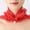 Red, variant on MSJUHEG Scarf Shawls And Wraps Women'S Sun Proof Thin Spring Summer Headband Cervical Vertebra Neck Scarf Silk Scarf Beige One Size