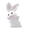 D, variant on Cute Bunny Figurines Set, Mini Resin Rabbit Miniatures for DIY Terrarium, Fairy Garden, Dollhouse, Desk Decor, Plant Pot Decorations and Crafts