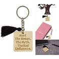 thumbnail image 4 of Inkdotpot Key Chain For Aunty Engraved Wooden Key Holder Housewarming Gift, 4 of 5