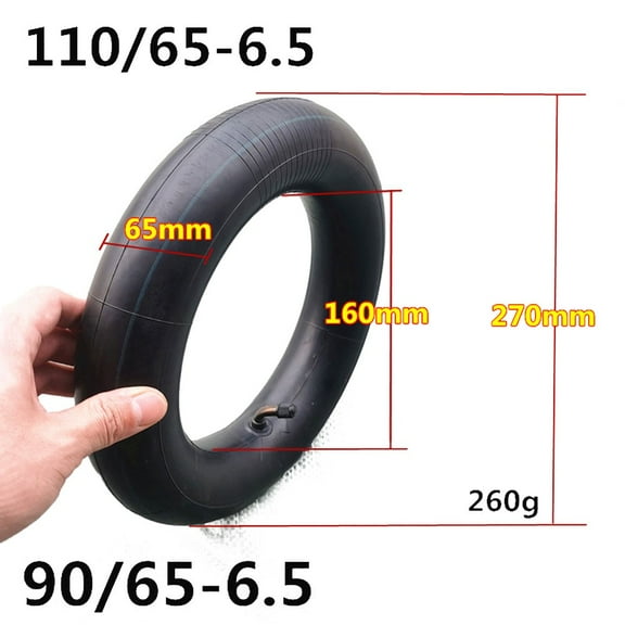 Inner Tube for 110/50-6.5 and 90/65-6.5 Electric Scooter 11 Inch Pocket Bike Replacement