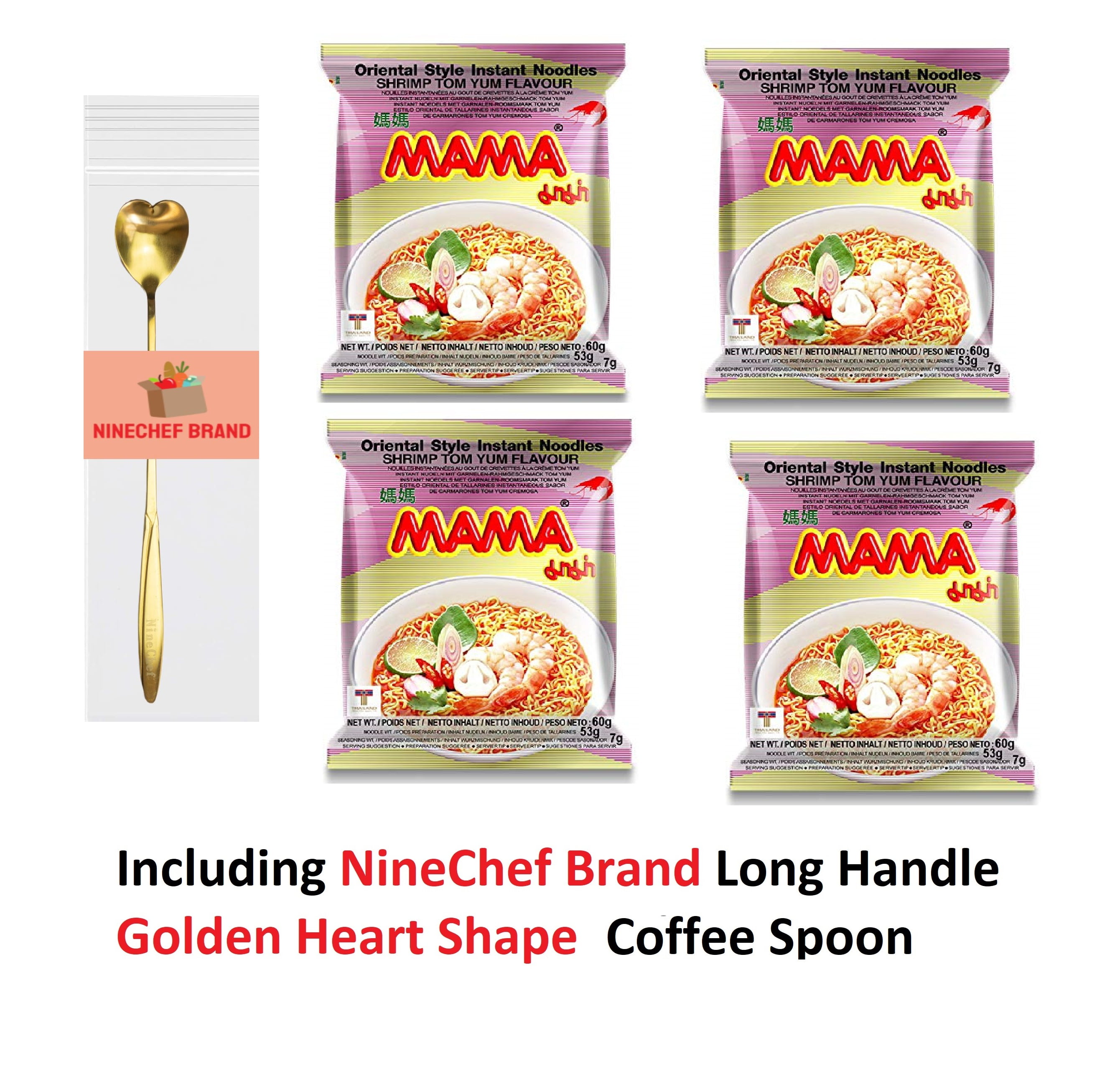 10 pack) Mama Oriental Style Instant w/Artificial Pork Flavor