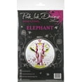 thumbnail image 1 of Pink Ink Designs Ensemble de Timbres Clairs A5-Éléphant, 1 of 2