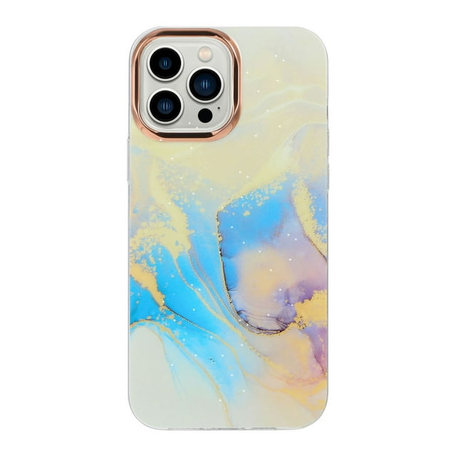Foreign trade applicable iphone13promax/12 transparent imd mobile phone case glitter