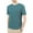 Grey Green, variant on G Guzemor Summer Men’s 100% Mercerized Cotton T-Shirts Solid Tops Casual Premium Fitted Basic Crew Neck Short Tee 2025