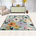 thumbnail image 2 of Yayeee Area Rugs for Living Room 6.7'x4.8' Indoor Non Slip Washable Bedroom Carpet, Floral Pattern, 2 of 6