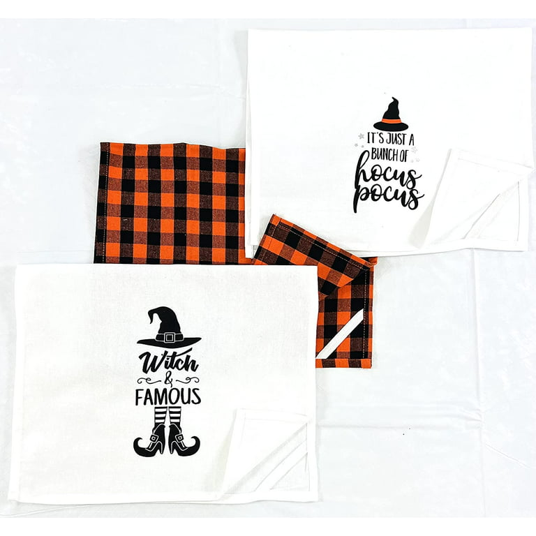 Decor Flour Kitchen Towels Boo You Witch Halloween Cleaning Supplies Dish  Towels
