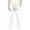 White(New), variant on PNTUTB Men's Solid Color Casual Comfortable Elastic Waist Drawstring Cuffed Pants with Multiple Pockets