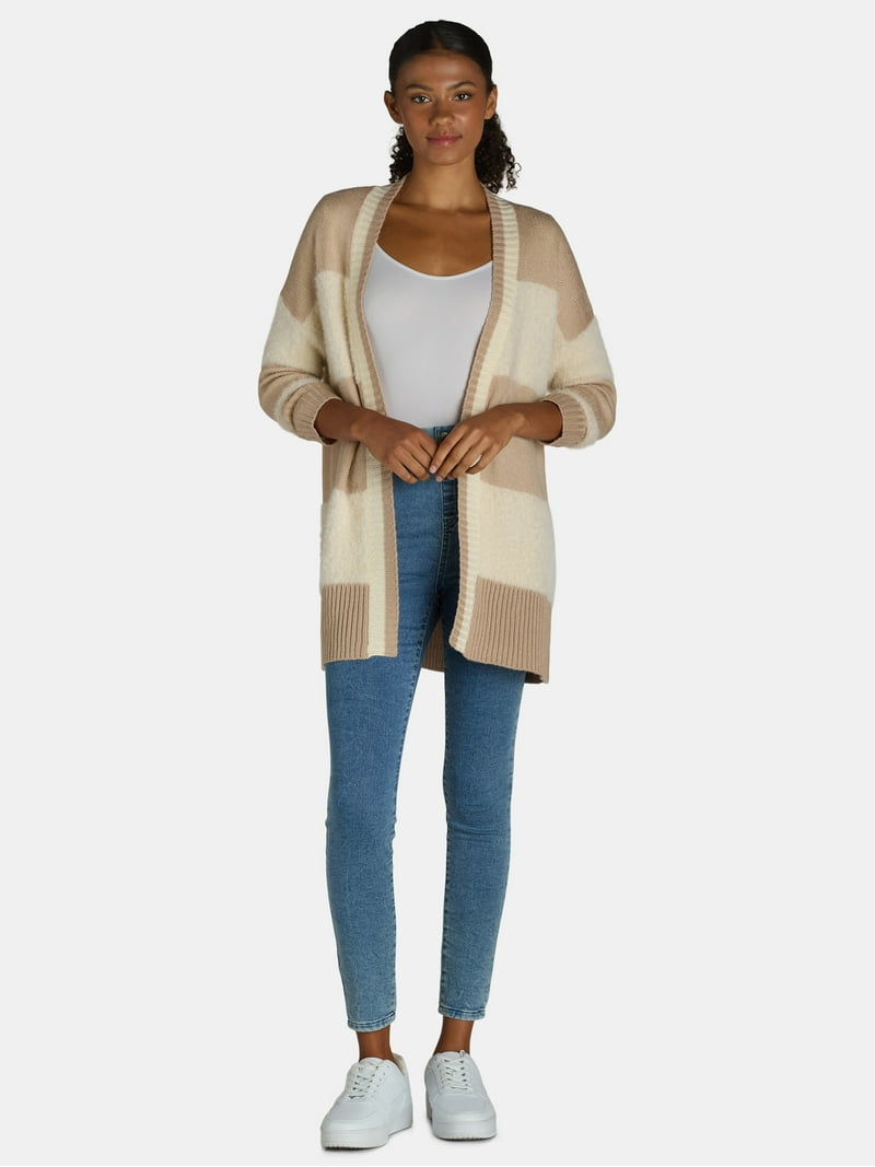 Dreamers by Debut Women's Open Front Cardigan Sweater, Midweight