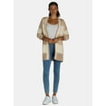 thumbnail image 4 of Dreamers by Debut Women's Open Front Cardigan Sweater, Midweight, Sizes XS-XL, 4 of 5
