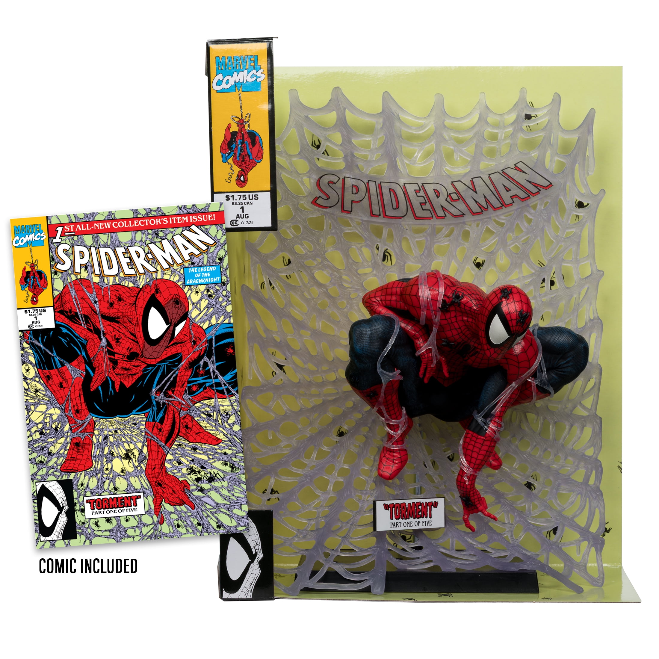 Marvel Spider-Man (Spider-Man #1) 1:6th Scale Collectible w/ Scene - McFarlane Toys