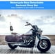 OXMART Moto Chromé Siège Passager Arrière Amovible Dossier Sissy Bar W / Coussin pour Harley Davidson XL 883 – image 1 sur 5