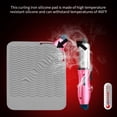 thumbnail image 4 of Guardurnaity Bolsa de alfombrilla resistente al calor de silicona para rizador de pelo, alisador de pelo multifunción, alfombrilla de silicona para plancha Cuidado del cabello gris Guardurnaity CE000433-01, 4 of 6