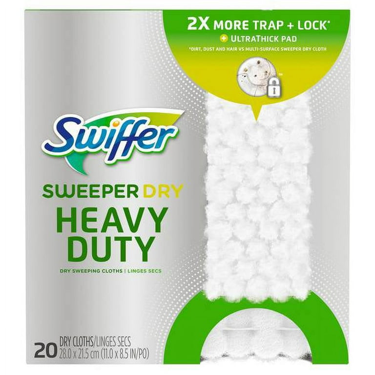 Swiffer 20-Count Heavy Duty Dry Cloth Refills 