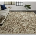 thumbnail image 2 of Feizy Bella Transitional Floral & Botanical, Ivory/Taupe/Brown, 5' x 8' Area Rug Handmade Sheen Casual Floor Rug for Living room Bedroom, 2 of 6