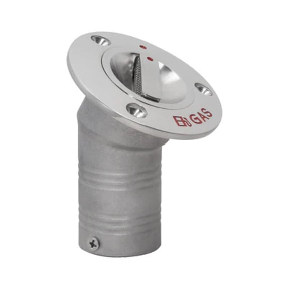 Whitecap 6123AEPAC EPA Gas Pull-Up Deck Fill - 30°, 1-1/2" Hose