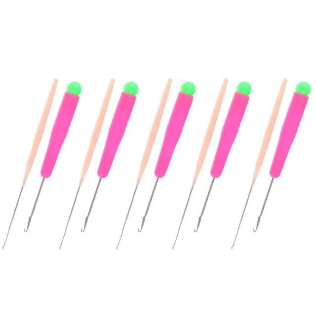 veasfak 10 Pcs Crochets pour Cheveux/micro Tresses, Entretien du Verrouillage