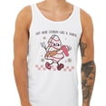 thumbnail image 2 of Lookin' Like a Snack Christmas Tank Top Unisex Medium White, 2 of 5
