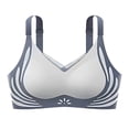 thumbnail image 4 of Brasieres de Mujer Tela de Mantequilla Ropa Interior sin Costuras con Realce En contraste de Color para Mujer Sujetador Deportivo Push up con Retracción y sin Aros Extra Grande, 4 of 7