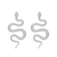 thumbnail image 1 of Unique Alloy Snake Earrings for a Bold Punk Style Statement in Any Outfit, 1 of 6