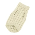thumbnail image 2 of Dog Sweater Clearance- Warm Sweater Winter Clothes Puppy Soft Coat, Pure Color Dog Sweater for Small Medium And Large Dogs, Pet Clothing Boy Girl L, A, 2 of 9