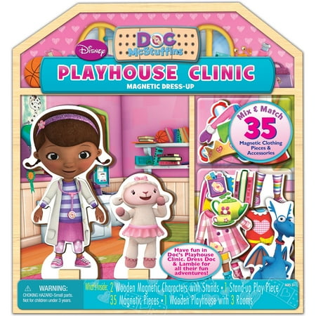Amazon.com: Doc McStuffins 75-Pieces Magnetic Dress-up and ...