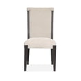 thumbnail image 5 of Magnussen Home Plum Creek Ravenwood Black Upholstered Side Chair Two Pack, 5 of 11