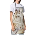 thumbnail image 3 of Fuzoiu Starfishes On Seashells Print Waterproof Apron, Kitchen Apron for Women Men Chef, Apron for Christmas Dinner Party Cooking Baking Crafting House Cleaning Kitchen, 3 of 7