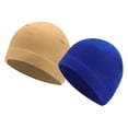 thumbnail image 1 of 2 gorros de invierno gruesos para mujer con orejas cubiertas, gorros de calavera, gorros para la cabeza caqui azul, 1 of 9