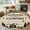 Beige, Black, variant on Welcome to Our Camping 2'x6' Runner Rug, Camper Mountains Forest Vintage Washable Non-Slip Area Rugs for Hallway Kitchen Floor Bedroom Entryway, Long Laundry Carpet Decoration Indoor Mat