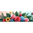thumbnail image 4 of Floral Backdrop Decoration with Daisies Pattern Perfect for Photography Props Party Supplies Event Background Banner Wedding Decor, 4 of 4