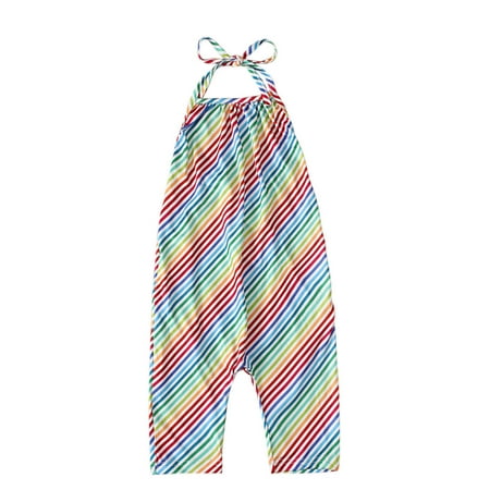 

VerPetridure Plus Size Rompers for Girls Toddler Kids Boys Girls Summer Fashion Cute Flower Print Lacing Romper Jumpsuit