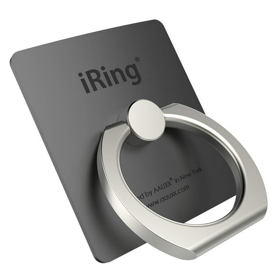 Soporte para anillo de teléfono iRing original fabricado en Corea, gris