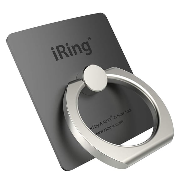 Soporte para anillo de teléfono iRing original fabricado en Corea, gris