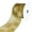 Bronze, variant on Metallic Glitter Christmas Snowflake, Stripe Sheer Wired Ribbon, 2-1/2-Inch, 10-Yard - Gold