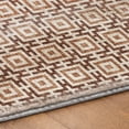 thumbnail image 5 of Addison Rugs Dream Shag Premium Machine Washable Transitional Modern Squares Paprika Rectangle Rug, 5' x 7'6", 5 of 8