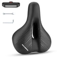 thumbnail image 1 of Asiento de bicicleta ROCKBROS Comfort con gel de silicona para luces traseras, 1 of 6