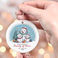 thumbnail image 4 of Our First Christmas As A Family Three Ornament Xmas 2025, Snowman Family Keepsake Christmas Ornament Tree, 4 of 5