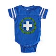 thumbnail image 1 of CafePress - Greek Crest - Cute Infant Baby Football Bodysuit, 1 of 1