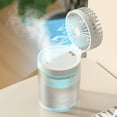 thumbnail image 2 of Yhmxh Portable Air Conditioner Cooling Fan with Remote, Quiet with 3 Speeds,450ml Evaporative Personal Air Cooler Fan 7 Night Light, Small Air Conditioner for Bedroom Office, 2 of 8