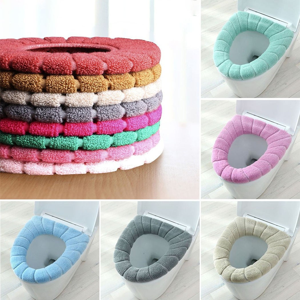 Toilet Seat Mat Devices Plus Fleece Pad Household Toilet Ring Four