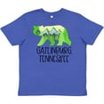 thumbnail image 3 of Inktastic Gatlinburg, Tennessee- Mountains and Bear Shape Youth T-Shirt, 3 of 5