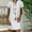 White, variant on Plus Size Tops for Women,Women Short Sleeve V-Neck Casual Hot Vacation Solid Color Mini Shift Dress