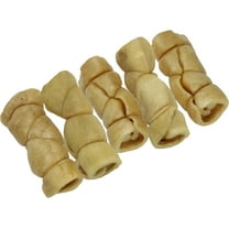 Wild Eats Water Buffalo Retriever Style Cheek Roll 3" Dog Chews-5 Pack (Long Lasting Dog Chews Dog Treats & Dog Bones for Aggressive Chewers-Dog Bones for Medium Dogs) Substitute for Pig Ears for Dogs