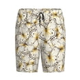 thumbnail image 4 of Gaeub Different Butterflys Printed Men's Short Pajama Pants, Lightweight Lounge & Sleep Bottoms Keep You Cool - 4X-Large, 4 of 9