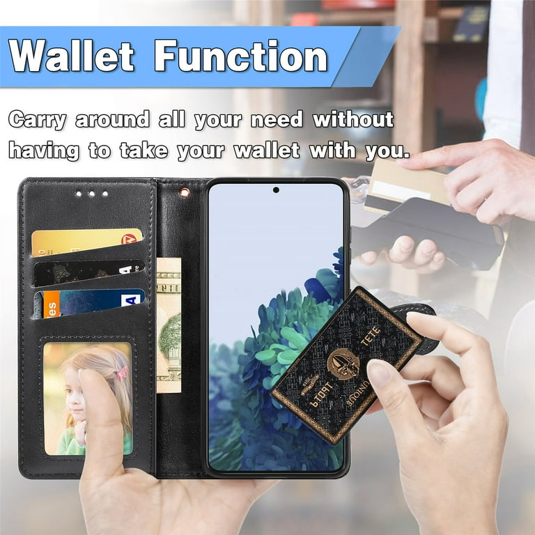 For Google Pixel 7A Phone Case With 3 Card Slots Magnetic Closure Kickstand Shockproof Protective Leather Wallet Book Flip Case