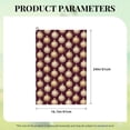 thumbnail image 4 of Lsque Golden Christmas Balls Premium Golf Towel - Ultra Absorbent and Quick Drying Microfiber Towel with Carabiner - Gift for Men -24" X 16", 4 of 8