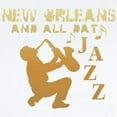 thumbnail image 2 of CafePress - New Orleans Jazz (1) Infant Bodysuit - Baby Light Bodysuit, Size Newborn - 24 Months, 2 of 4