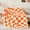 Orange, variant on Halloween Blanket for Decor & Gift, Orange and Black Buffalo Plaid Blanket for Couch, Soft & Warm Fleece for Women Men, 50"x60"