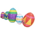 thumbnail image 5 of Northlight Inflatable Lighted Easter Eggs Outdoor Decoration - 10', 5 of 8